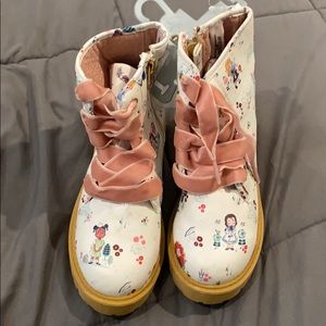 Disney print boots